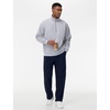 image:imageTHE GYM PEOPLE Mens Baggy Fleece Workout Sweatpants with Pockets Drawstring Lounge Athletic Running PantsNavy Blue