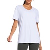image:imageTHE GYM PEOPLE Womens Short Sleeve Loose Fit T Shirts Basic Summer Casual VNeck Breathable Workout Tee TopsWhite