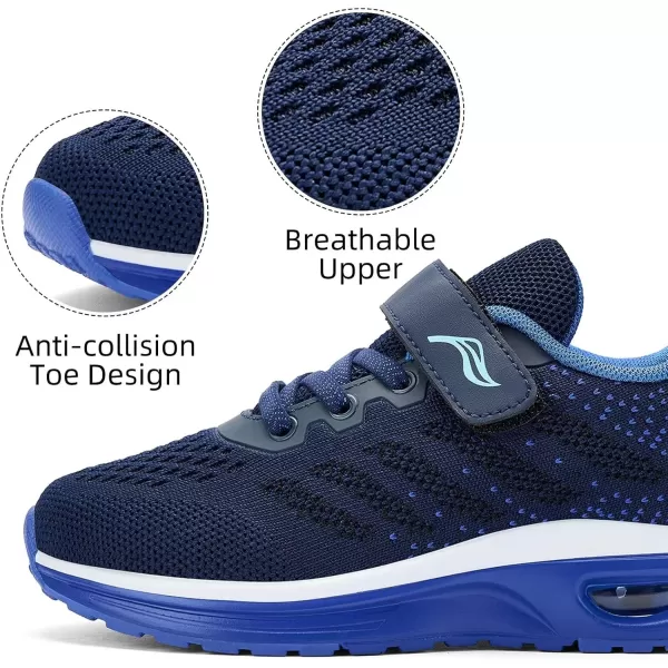 Lamincoa ToddlerLittle Kids Boys Girls Lightweight Sneakers UnisexChild Air Running NonSlip Athletic Tennis ShoesBlue