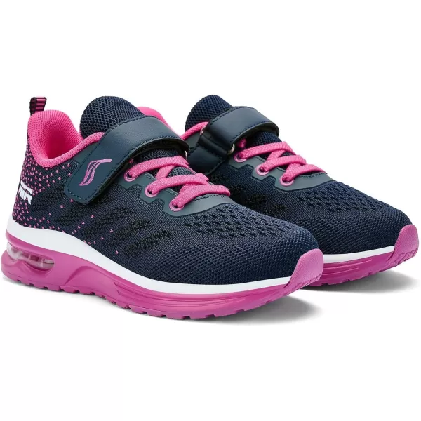 Lamincoa ToddlerLittle Kids Boys Girls Lightweight Sneakers UnisexChild Air Running NonSlip Athletic Tennis ShoesBlue Rose