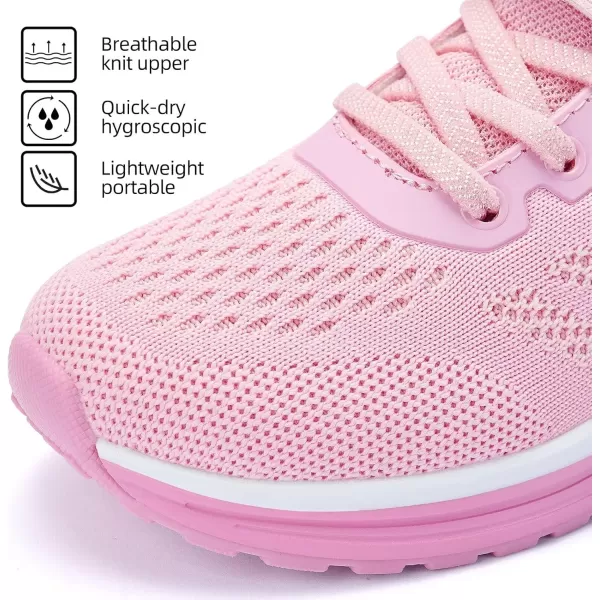 Lamincoa ToddlerLittle Kids Boys Girls Lightweight Sneakers UnisexChild Air Running NonSlip Athletic Tennis ShoesPink