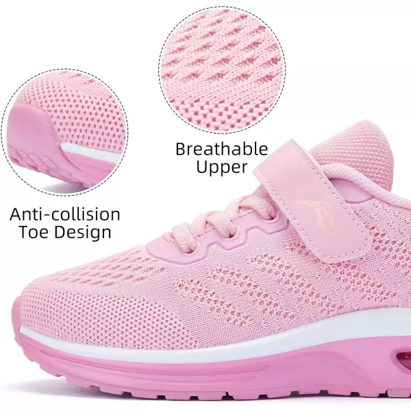 Lamincoa ToddlerLittle Kids Boys Girls Lightweight Sneakers UnisexChild Air Running NonSlip Athletic Tennis ShoesPink