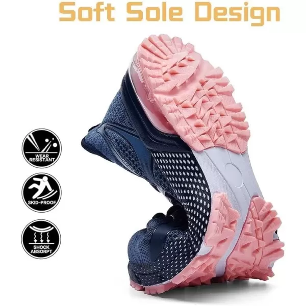 Lamincoa Womens Air Running Shoes Athletic Women Sneakers Non Slip Womens Tennis ShoesNavy2