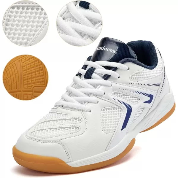 Lamincoa Womens Pickleball Shoes NonSlip Tennis Court Shoes for WomenWhite