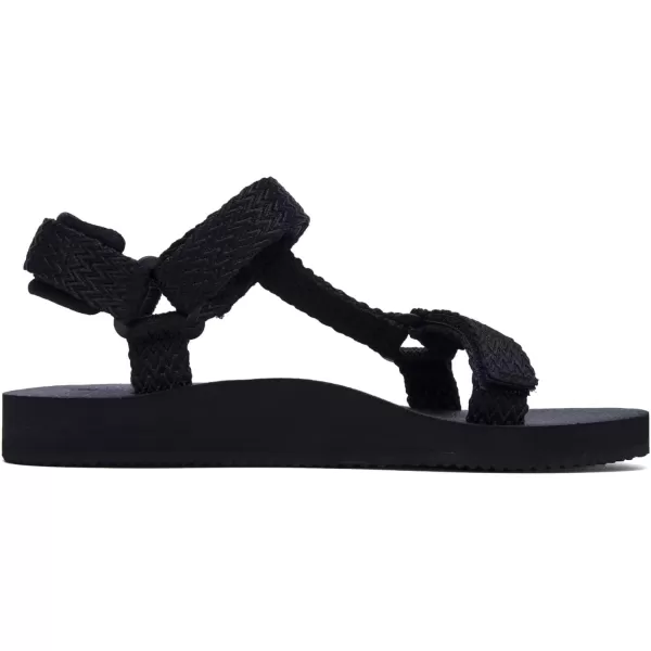 Womens Sandals Casual Summer Sandals for Women with Arch Support Yoga Mat Insole Lightweight Water Shoes OutdoorBlack