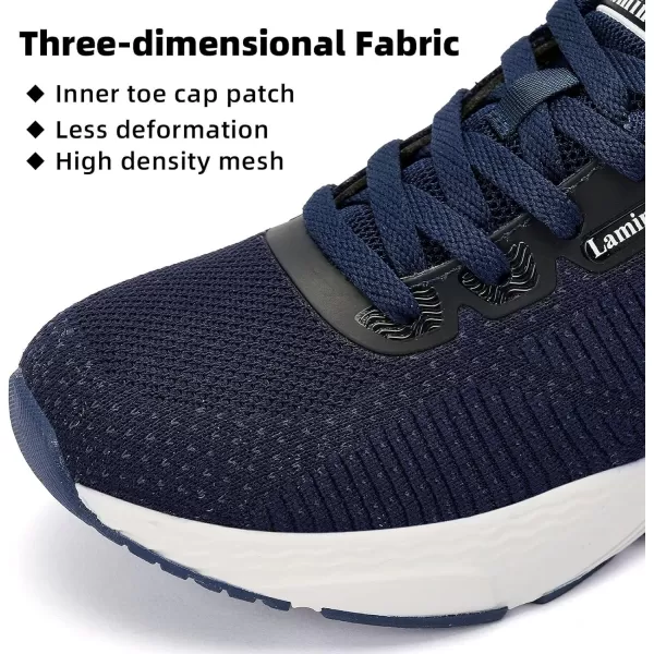 Lamincoa Mightycloud Womens Sneakers Soft Landing Running Tennis Shoes Lightweight Cushioning Walking Shoes for WomenNavyblue