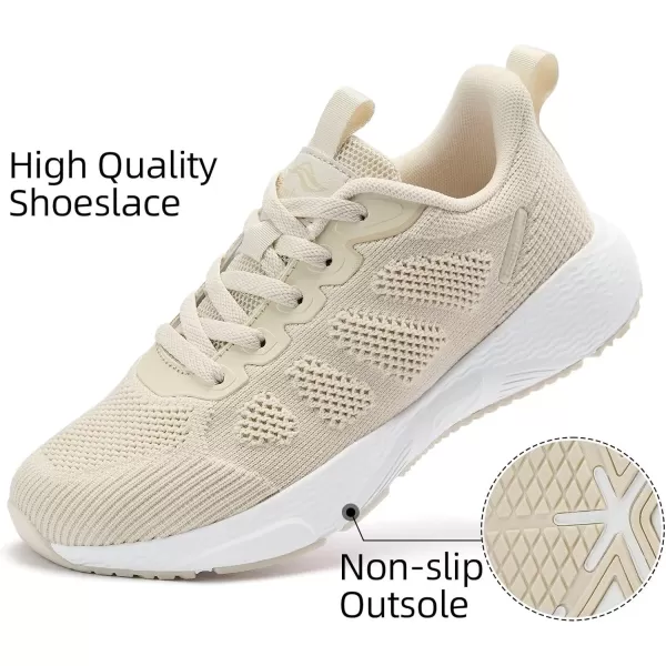 Lamincoa Sneakers for Women Athelic Womens Tennis ShoesBeige