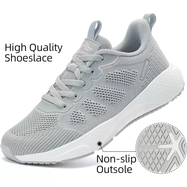 Lamincoa Sneakers for Women Athelic Womens Tennis ShoesLightgray