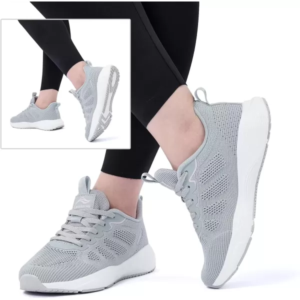 Lamincoa Sneakers for Women Athelic Womens Tennis ShoesLightgray