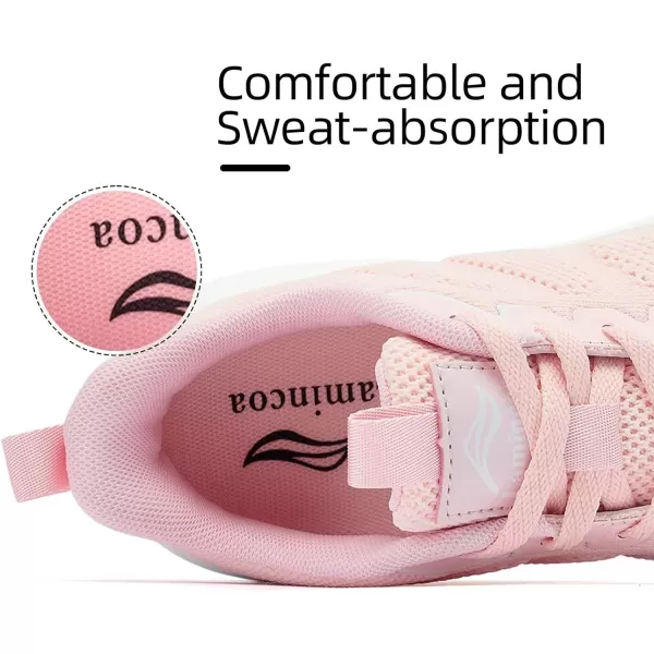 Lamincoa Sneakers for Women Athelic Womens Tennis ShoesPink