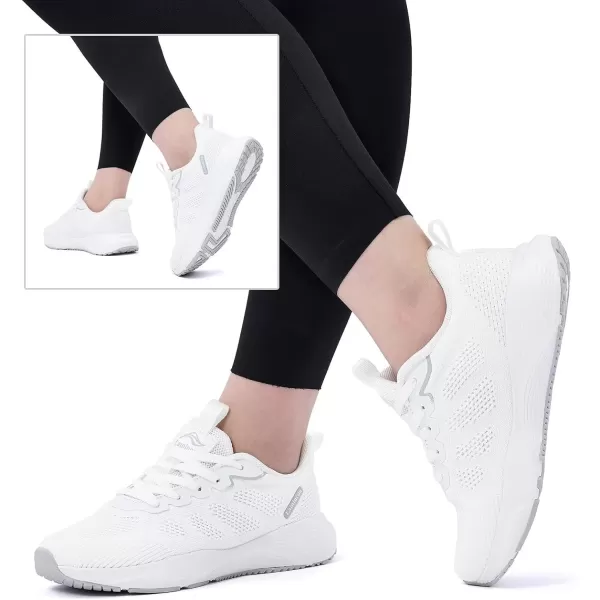 Lamincoa Sneakers for Women Athelic Womens Tennis ShoesWhite