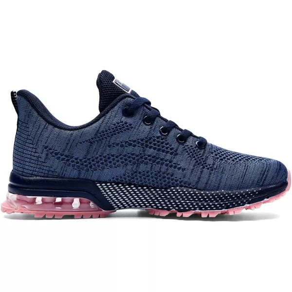 Lamincoa Womens Air Running Shoes Athletic Women Sneakers Non Slip Womens Tennis ShoesNavy Blue