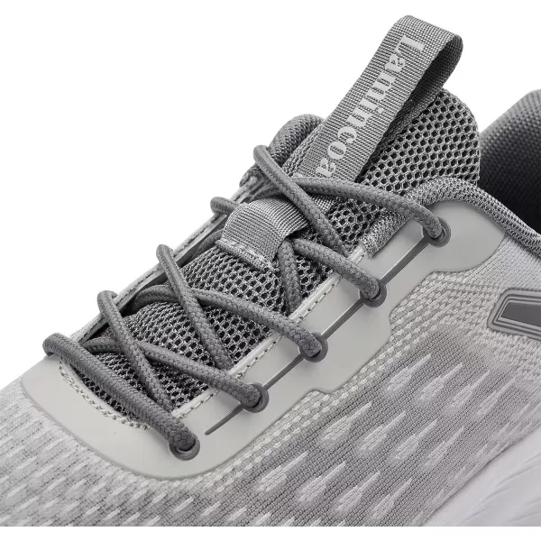 Lamincoa Womens Lightweight Walking Shoes Running Sneaker for Women Tennis AthelicGrey