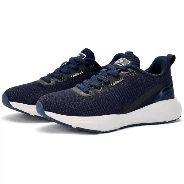 Lamincoa Womens Mightycloud Soft Landing Cushioning Running Tennis ShoesNavyblue