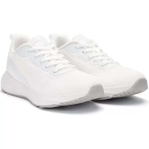 Lamincoa Womens Mightycloud Soft Landing Cushioning Running Tennis ShoesWhite