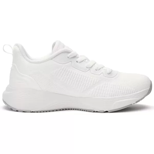 Lamincoa Womens Mightycloud Soft Landing Cushioning Running Tennis ShoesWhite