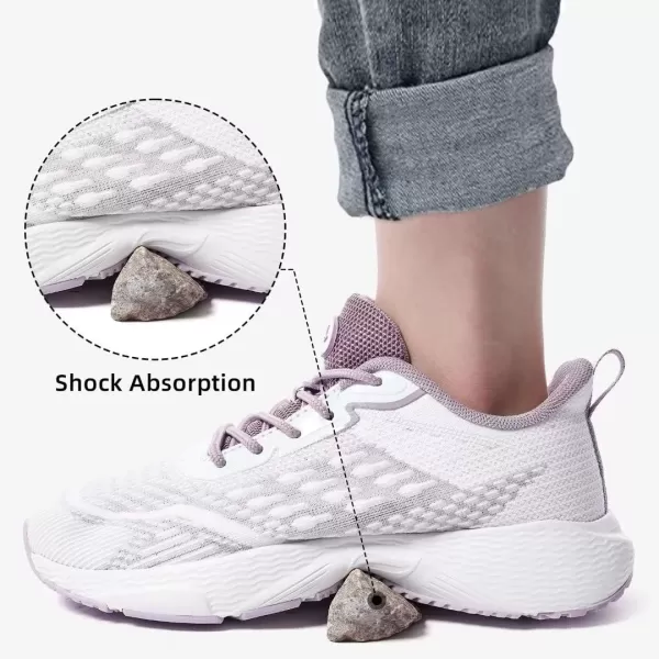 Lamincoa Womens Walking Shoes  Womens Sneakers Shoes Lightweight Breathable Slip On Tennis ShoesPurple