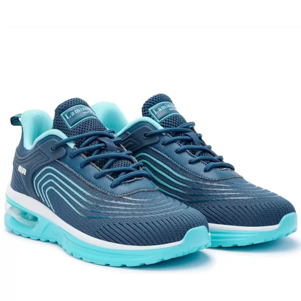 Lamincoa Women Sneakers Lightweight Womens Running Shoes Air Cushion Walking Tennis Shoes for WomenTeal