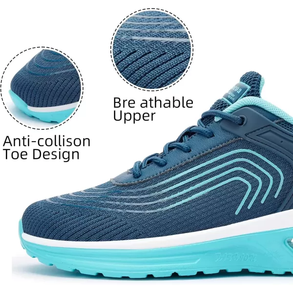 Lamincoa Women Sneakers Lightweight Womens Running Shoes Air Cushion Walking Tennis Shoes for WomenTeal