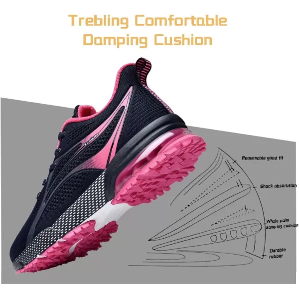 Lamincoa Womens Air Running Shoes Athletic Women Sneakers Non Slip Womens Tennis ShoesNavyrose