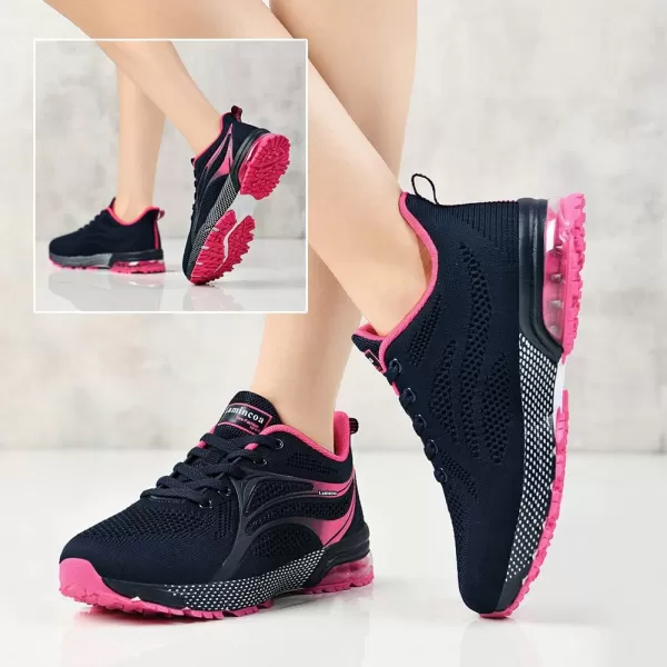 Lamincoa Womens Air Running Shoes Athletic Women Sneakers Non Slip Womens Tennis ShoesNavyrose