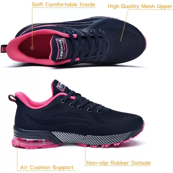 Lamincoa Womens Air Running Shoes Athletic Women Sneakers Non Slip Womens Tennis ShoesNavyrose