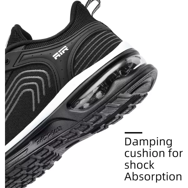 Lamincoa Womens Air Running Shoes Lightweight Women Sneakers Air Cushion Walking Tennis Shoes for WomenBlackb