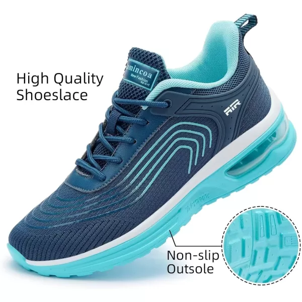 Lamincoa Womens Air Running Shoes Lightweight Women Sneakers Air Cushion Walking Tennis Shoes for WomenTealb