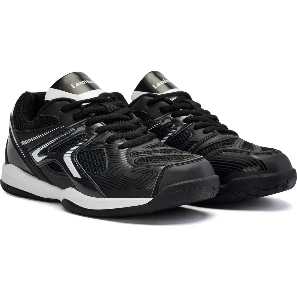Lamincoa Womens Pickleball Shoes Tennis Court Shoes for WomenBlack