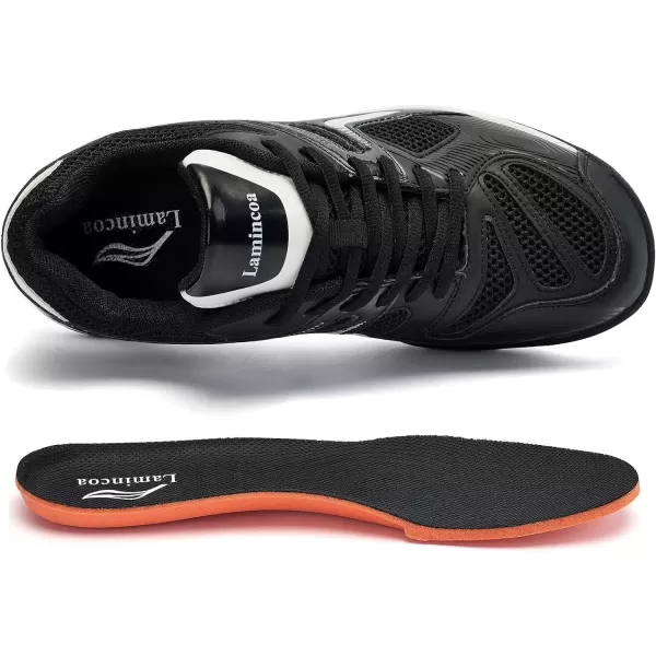 Lamincoa Womens Pickleball Shoes Tennis Court Shoes for WomenBlack