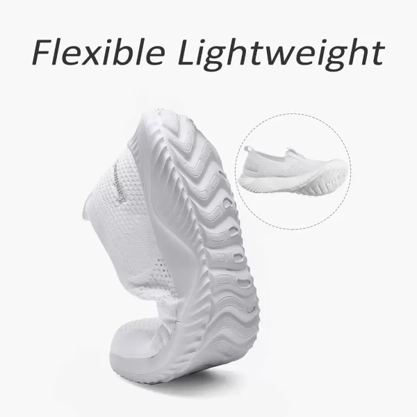 Lamincoa Womens Slip on Breathe Mesh Walking Shoes Lightweight Fashion Tennis Shoes Classic Sneakers White 10Lamincoa Womens Slip on Breathe Mesh Walking Shoes Lightweight Fashion Tennis Shoes Classic Sneakers White 10