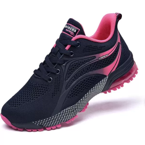 Lamincoa Womens Air Running Shoes Athletic Women Sneakers Non Slip Womens Tennis ShoesNavyrose