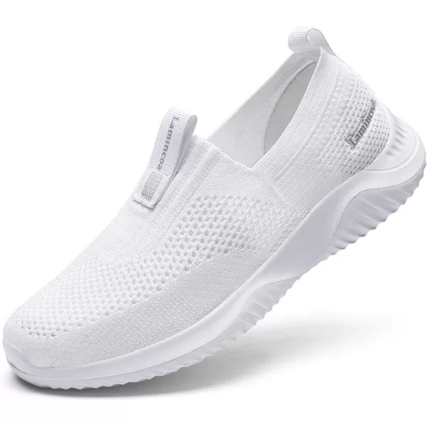 Lamincoa Womens Slip on Breathe Mesh Walking Shoes Lightweight Fashion Tennis Shoes Classic Sneakers White 10Lamincoa Womens Slip on Breathe Mesh Walking Shoes Lightweight Fashion Tennis Shoes Classic Sneakers White 10