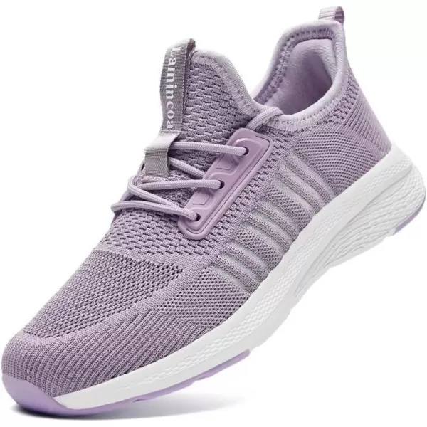 Lamincoa Womens Walking Sneakers Slip On Running Tennis Shoes Lightweight Memory Foam Comfort Casual for Gym Workout YogaPurple