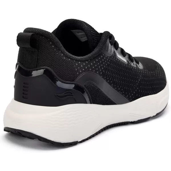 Lamincoa Womens Mightycloud Soft Landing Cushioning Running Tennis ShoesBlackWhite