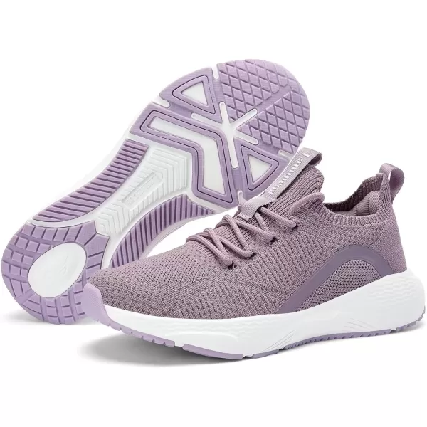 Lamincoa Womens Walking Sneakers Running Shoes  Slip On Breathable Tennis Shoes Memory Foam for Athletic Gym WorkoutPurple