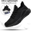 imageLamincoa Womens Slip on Walking Shoes Lightweight Tennis Shoes Casual Athletic Sneakers for Outdoor Gym WorkoutBlack