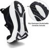 imageLamincoa Womens Slip on Walking Shoes Lightweight Tennis Shoes Casual Athletic Sneakers for Outdoor Gym WorkoutBlackWhite