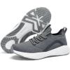 imageLamincoa Womens Slip on Walking Shoes Lightweight Tennis Shoes Casual Athletic Sneakers for Outdoor Gym WorkoutDarkgrey