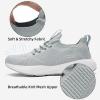 imageLamincoa Womens Slip on Walking Shoes Lightweight Tennis Shoes Casual Athletic Sneakers for Outdoor Gym WorkoutGrey