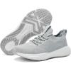 imageLamincoa Womens Slip on Walking Shoes Lightweight Tennis Shoes Casual Athletic Sneakers for Outdoor Gym WorkoutGrey
