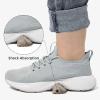 imageLamincoa Womens Slip on Walking Shoes Lightweight Tennis Shoes Casual Athletic Sneakers for Outdoor Gym WorkoutGrey