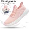 imageLamincoa Womens Slip on Walking Shoes Lightweight Tennis Shoes Casual Athletic Sneakers for Outdoor Gym WorkoutPink