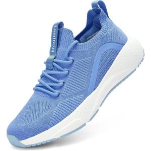 imageLamincoa Womens Slip on Walking Shoes Lightweight Tennis Shoes Casual Athletic Sneakers for Outdoor Gym WorkoutBlue