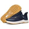 imageLamincoa Mens Wide Trail Running Shoes Outdoor Walking Sneaker Hiking SneakersBlue