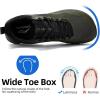 imageLamincoa Mens Wide Trail Running Shoes Outdoor Walking Sneaker Hiking SneakersGreen