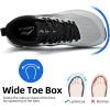 imageLamincoa Mens Wide Trail Running Shoes Outdoor Walking Sneaker Hiking SneakersGrey