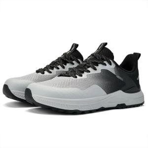 imageLamincoa Mens Wide Trail Running Shoes Outdoor Walking Sneaker Hiking SneakersGrey
