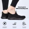 imageLamincoa Slip On Womens Walking Shoes Tennis Running Shoes Lightweight Memory Foam Gym Sneakers Jogging and Casual Sports Shoes for WomenBlack