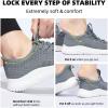 imageLamincoa Slip On Womens Walking Shoes Tennis Running Shoes Lightweight Memory Foam Gym Sneakers Jogging and Casual Sports Shoes for WomenGrey